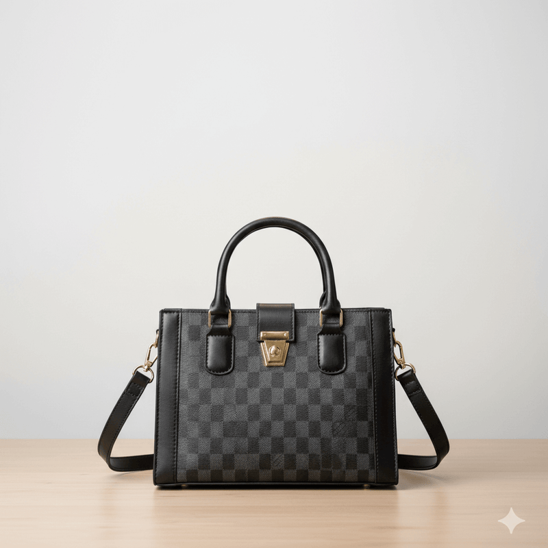 Checkered Box Bag