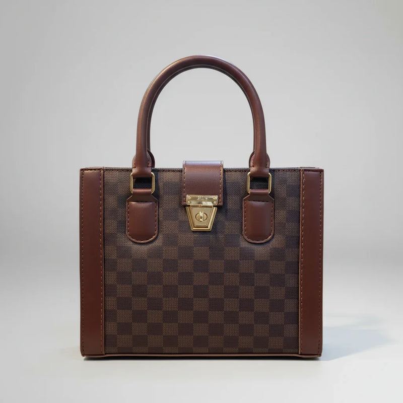 Checkered Box Bag