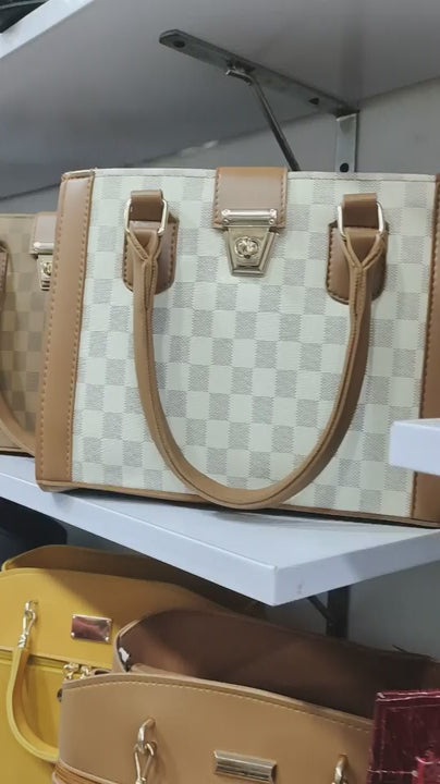 Checkered Box Bag